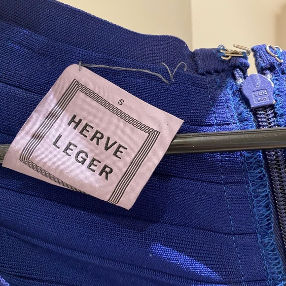 Herve Leger Cap sleeve Bandage dress, S - Picture 3 of 3